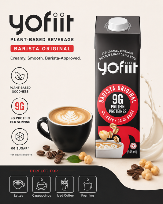 High Protein, Zero Sugar Oat Blend mix (For drinking or as a Barista milk) 6 cartons
