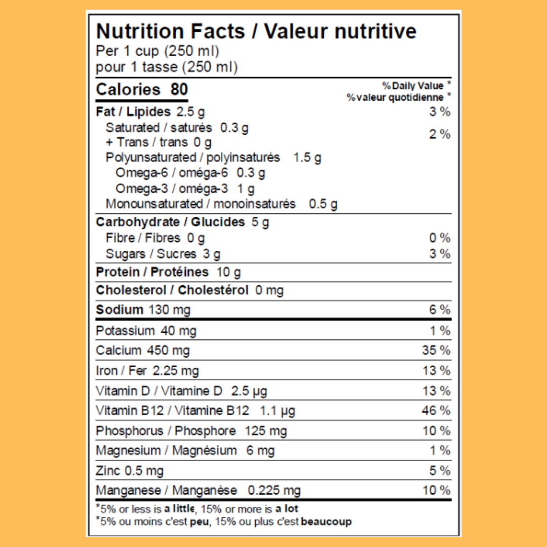 Yofiit – High protein chickpea milk w. flax (vanilla/Cinnamon) - 12 cartons