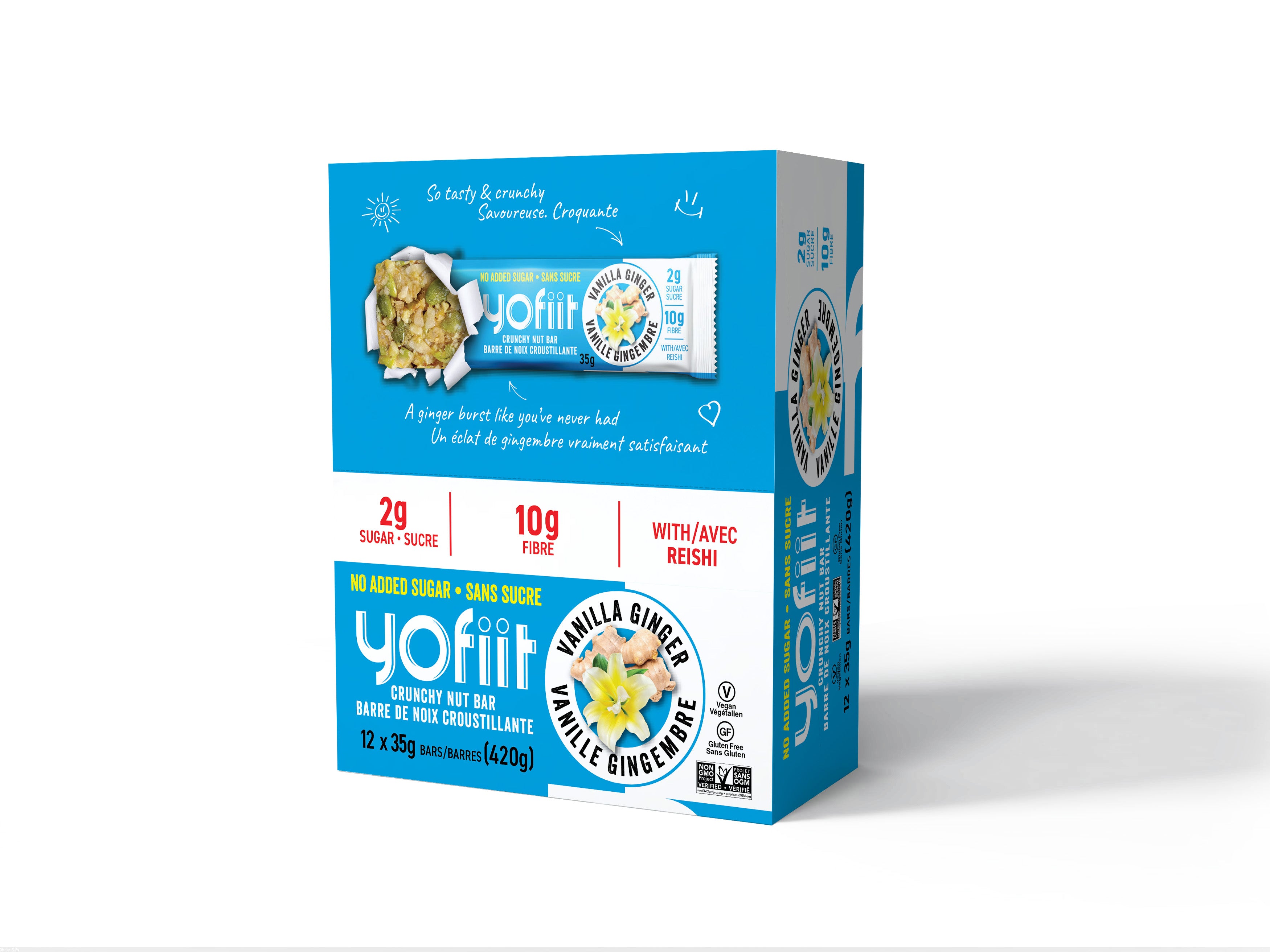 Barres Keto Low-Carb (gingembre-noix de muscade)