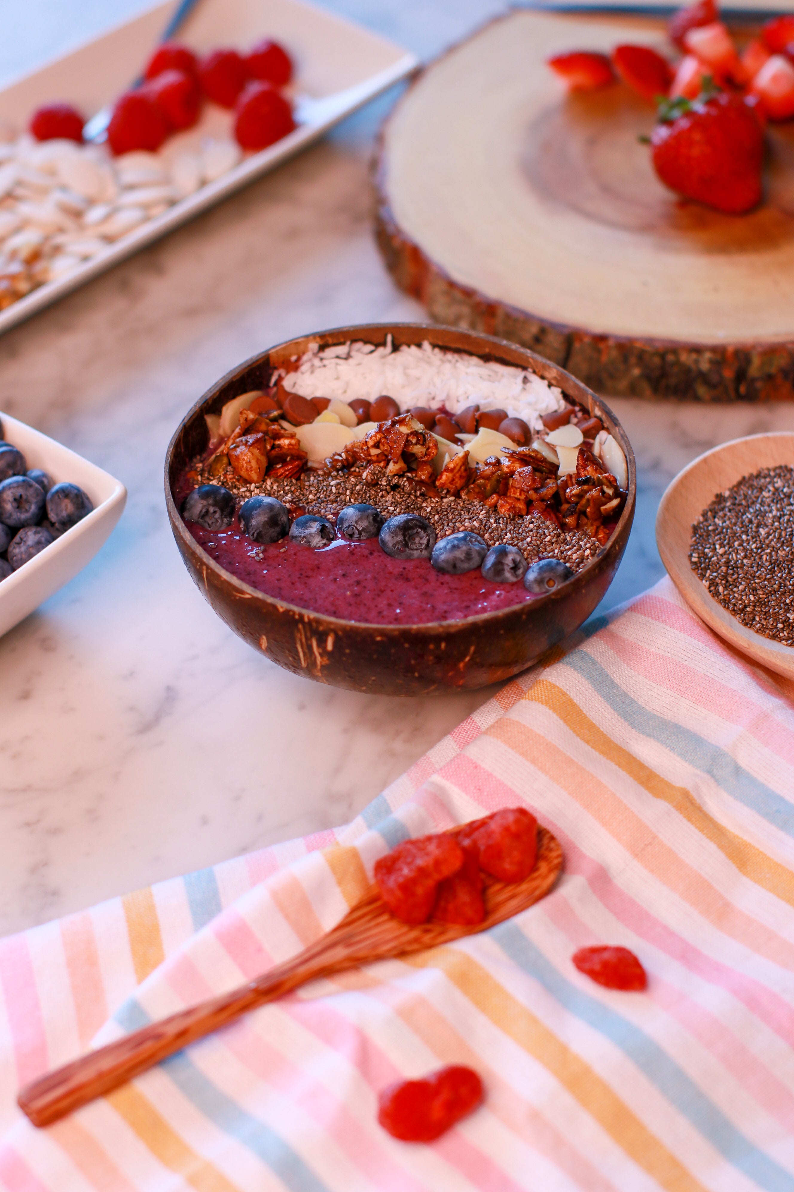 Granola à faible teneur en glucides, avec adaptogènes (noix de muscade)