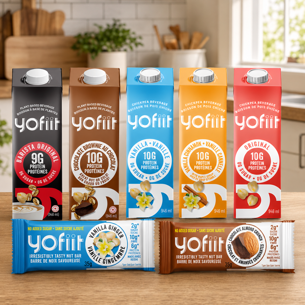 Yofiit – High protein chickpea milk w. flax (vanilla unsweetened