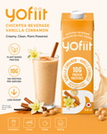Yofiit – Lait de pois chiche riche en protéines w. lin (vanille cannelle)-12 cartons