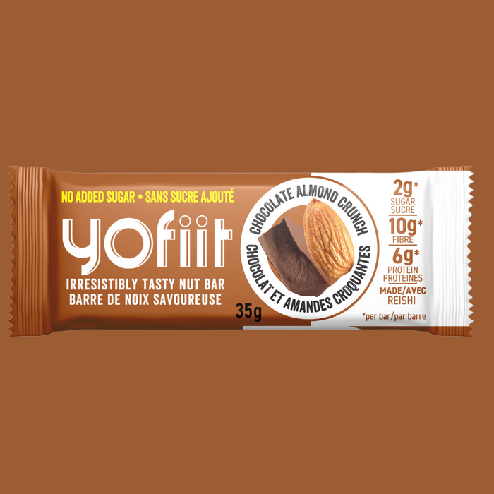 Yofiit Crunchy Nut Bar (Chocolate Almond Crunch) -12 packs