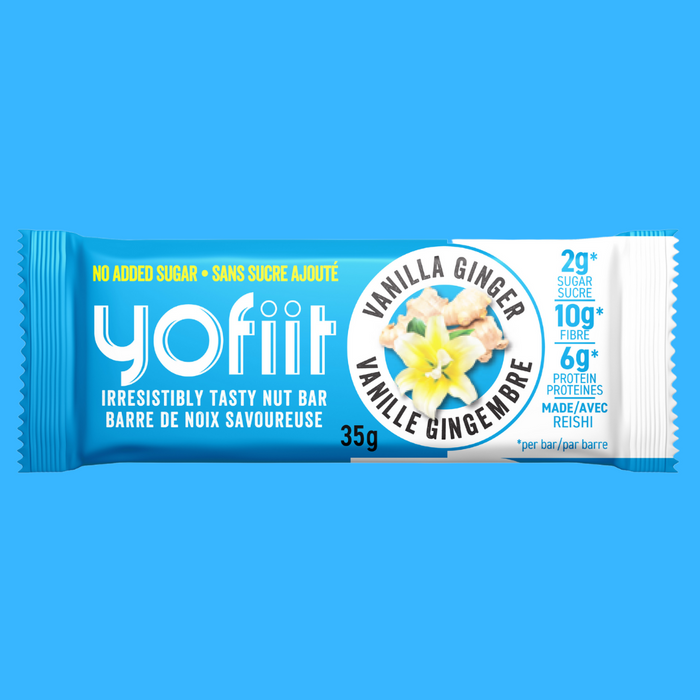 Yofiit Crunchy Nut Bar (Vanilla Ginger Crunch) -12 packs
